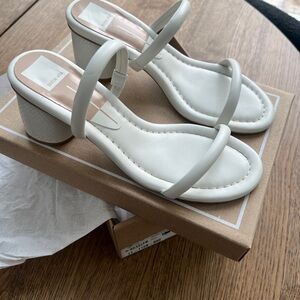 Dolce Vita Cream Heeled Sandals